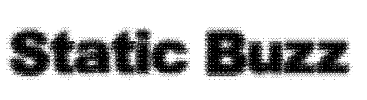 Static Buzz Font Image