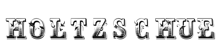 Holtzschue Font Image