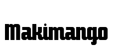 Makimango Font Image
