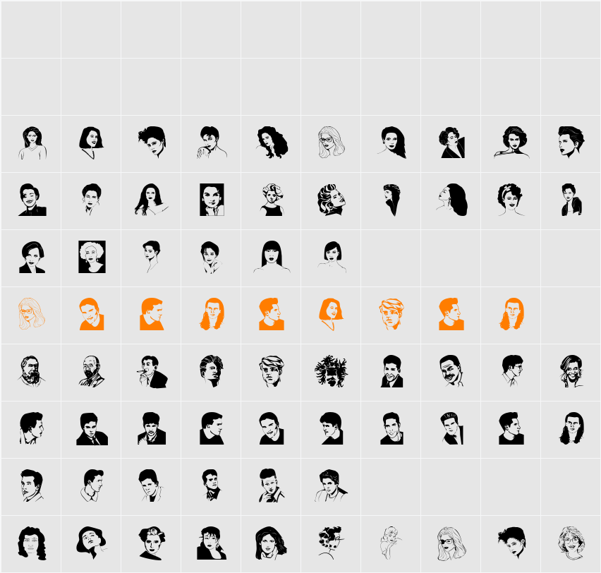 SheAndHe Character Map