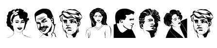 SheAndHe Font Image