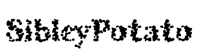 SibleyPotato Font Image