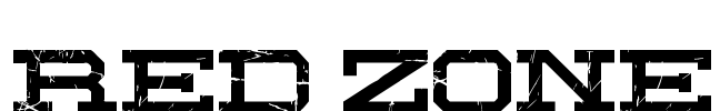 Red Zone Font Image