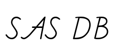SAS DB Font Image
