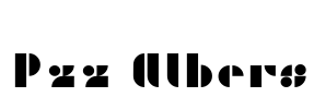 P22 Albers Font Image