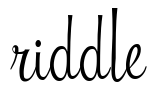 Riddle Font Image