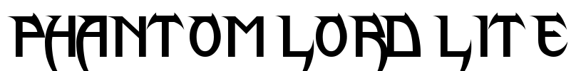 Phantom Lord Lite Font Image