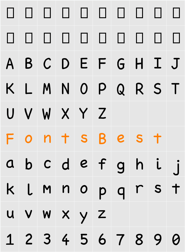 Pointfree Character Map