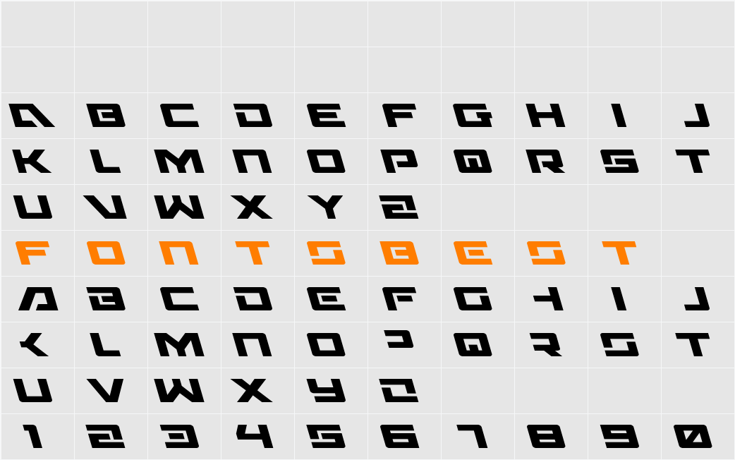 Wildcard Leftalic Character Map