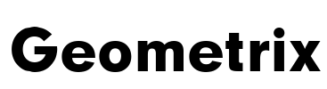 Geometrix Font Image