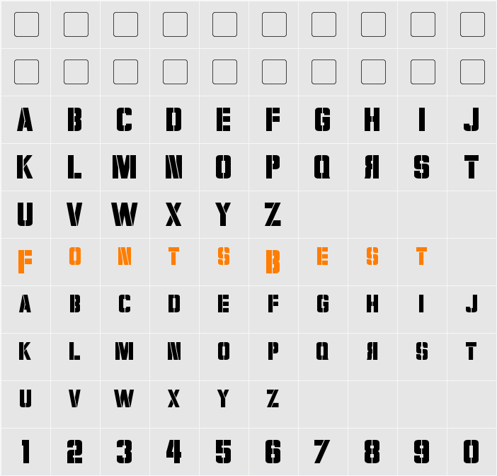 Volkoff Character Map
