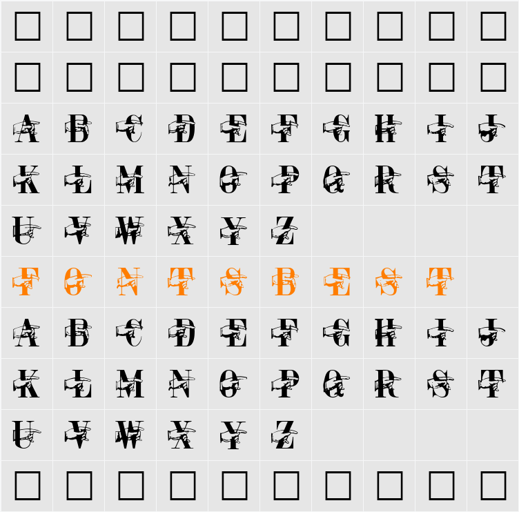 Pointage Character Map