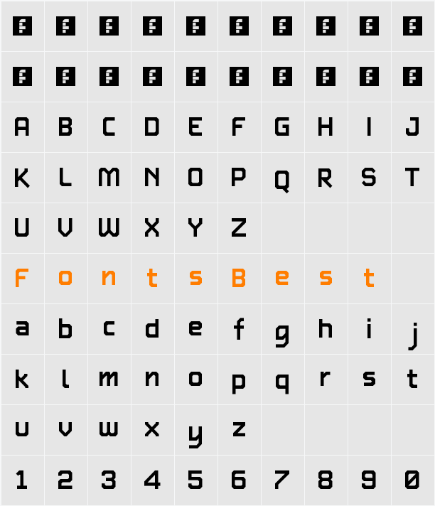 TypeTwo Character Map