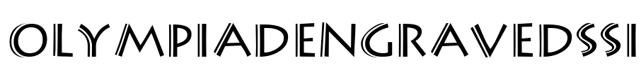 OlympiadEngravedSSi Font Image
