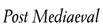 Post Mediaeval Font Image