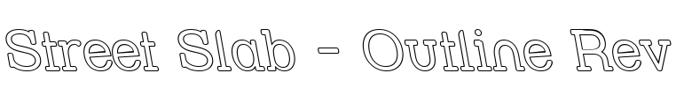 Street Slab - Outline Rev