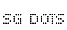 SG DOTS Font Image