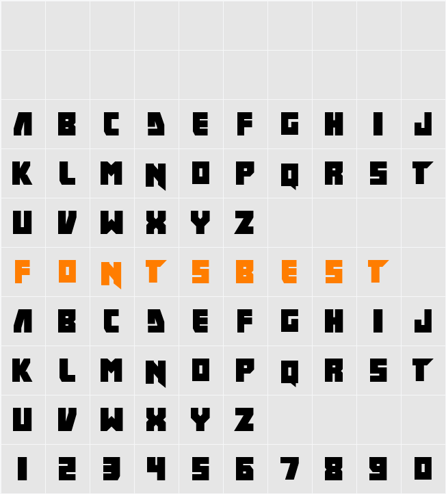 I fink u freeky Character Map