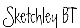 Sketchley BT Font Image