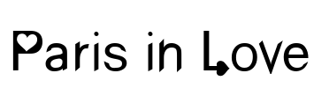 Paris in Love Font Image