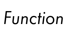 Function