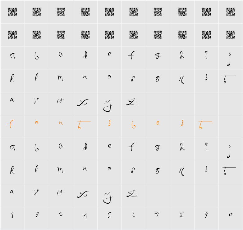 QuicklyWrite Character Map