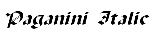 Paganini Italic