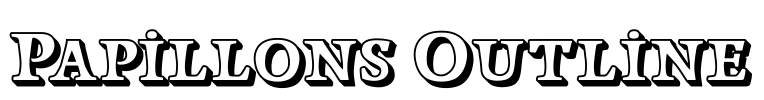 Papillons Outline