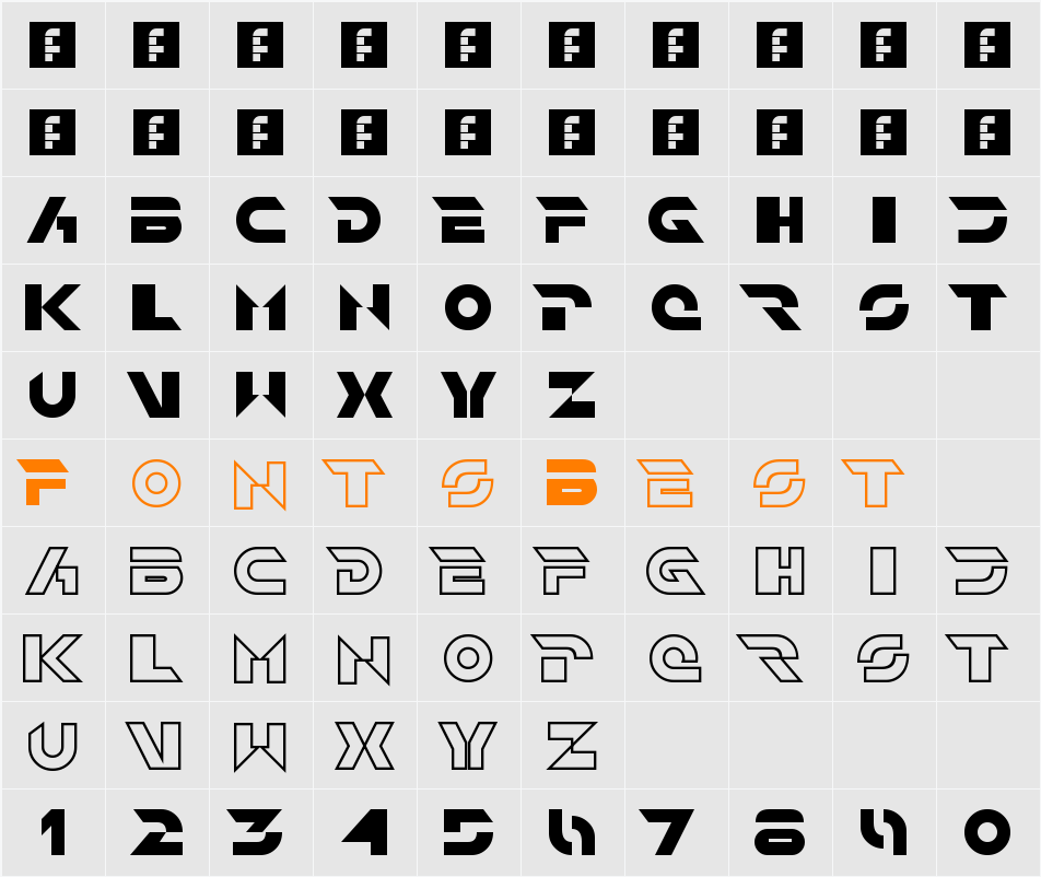 Jet Bradley Character Map