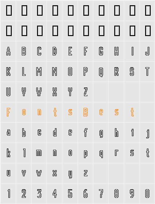 chunk Character Map