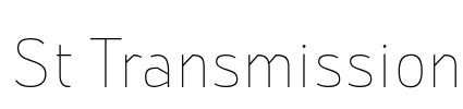 St Transmission Font Image