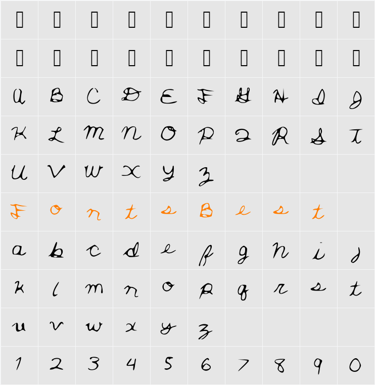ThatsWhatHeSaid Character Map