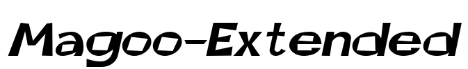 Magoo-Extended Font Image