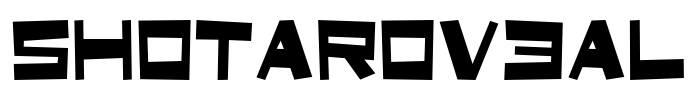 ShotaroV3AL Font Image