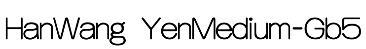 HanWang YenMedium-Gb5