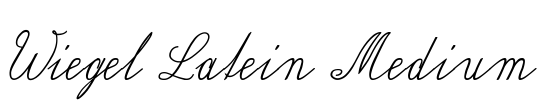 Wiegel Latein Medium