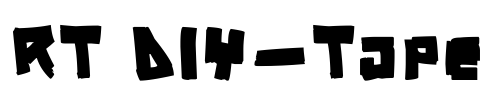 RT DIY-Tape Font Image
