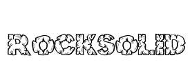 RockSolid Font Image