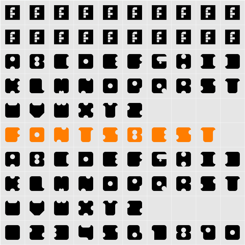 box in square Character Map