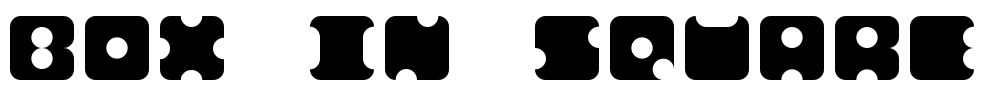 box in square Font Image