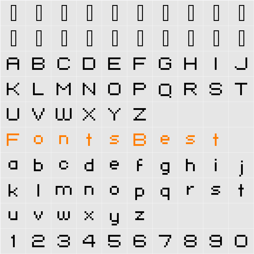 standard 07_51 Character Map