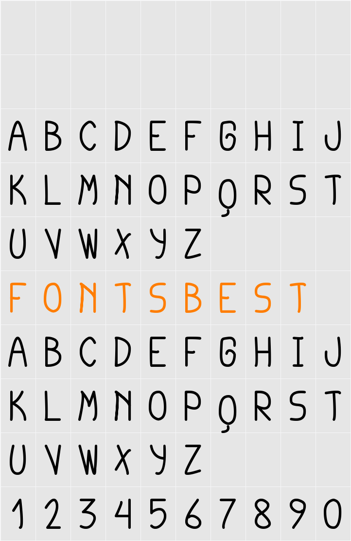 cursi extra tfb bold Character Map