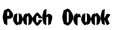 Punch Drunk Font Image