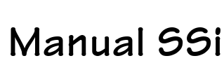 Manual SSi Font Image