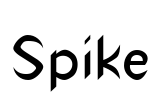 Spike Font Image