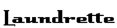 Laundrette Font Image