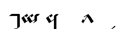 Tengwar Noldor-A Font Image