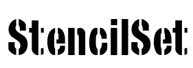 StencilSet Font Image