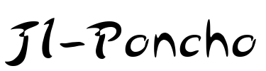 JI-Poncho Font Image