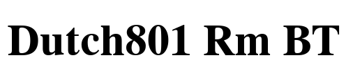 Dutch801 Rm BT